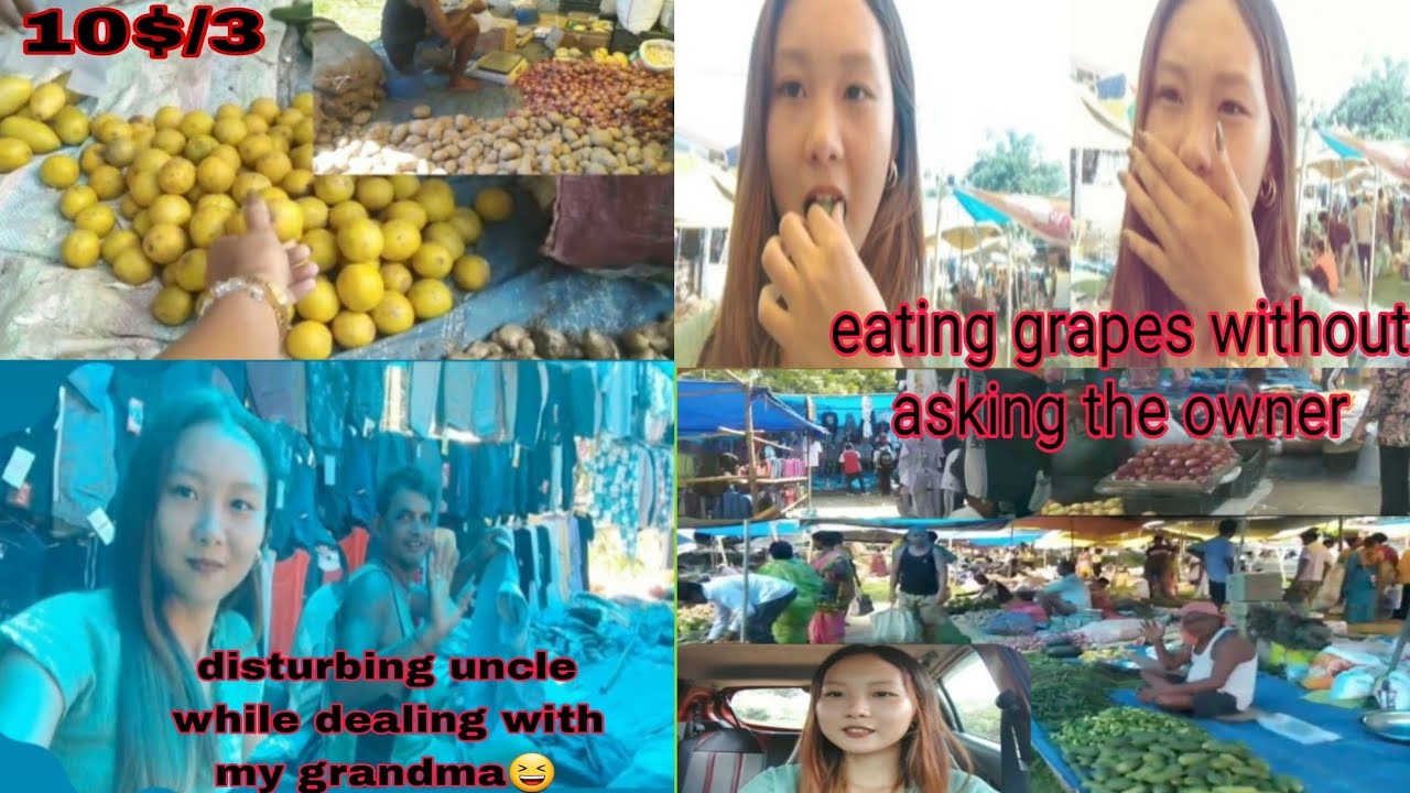 A vibrant glimpse into Athkhel bazaar ||ASSAM ||exploring local flavors with my grandma👵❤️