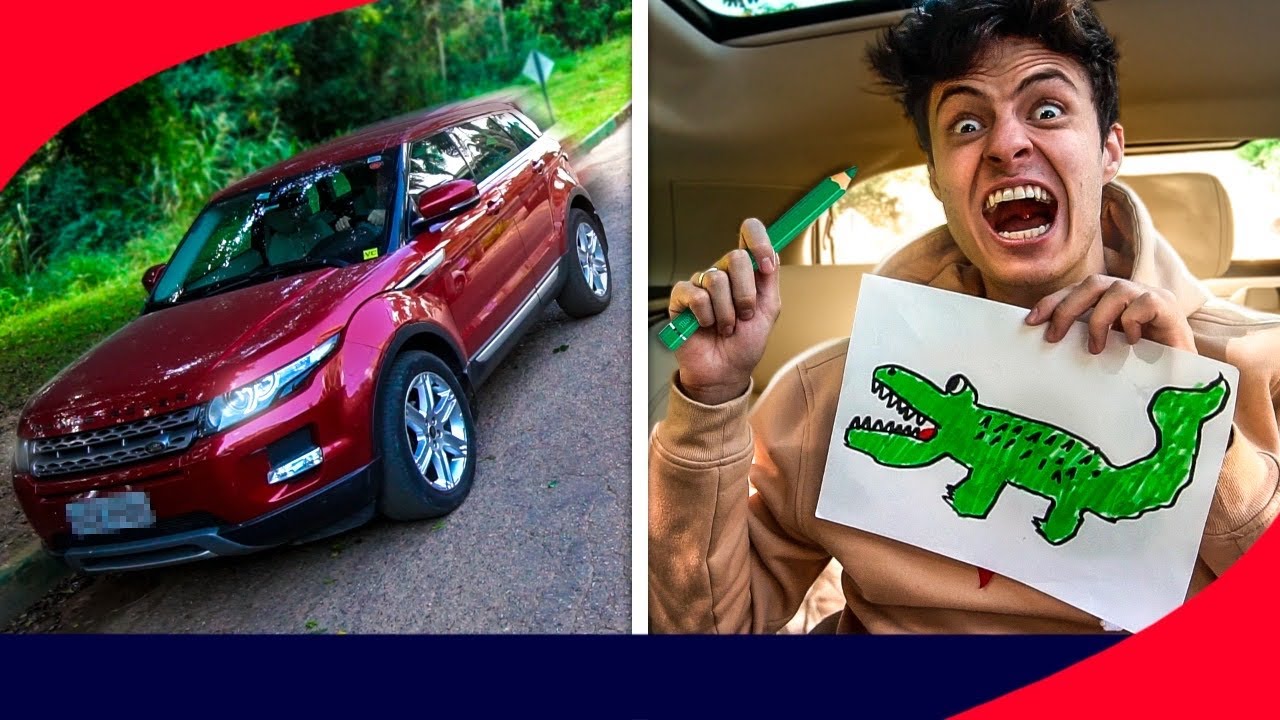 QUEM FIZER O MELHOR DESENHO COM O CARRO ANDANDO VENCE! - Desafio