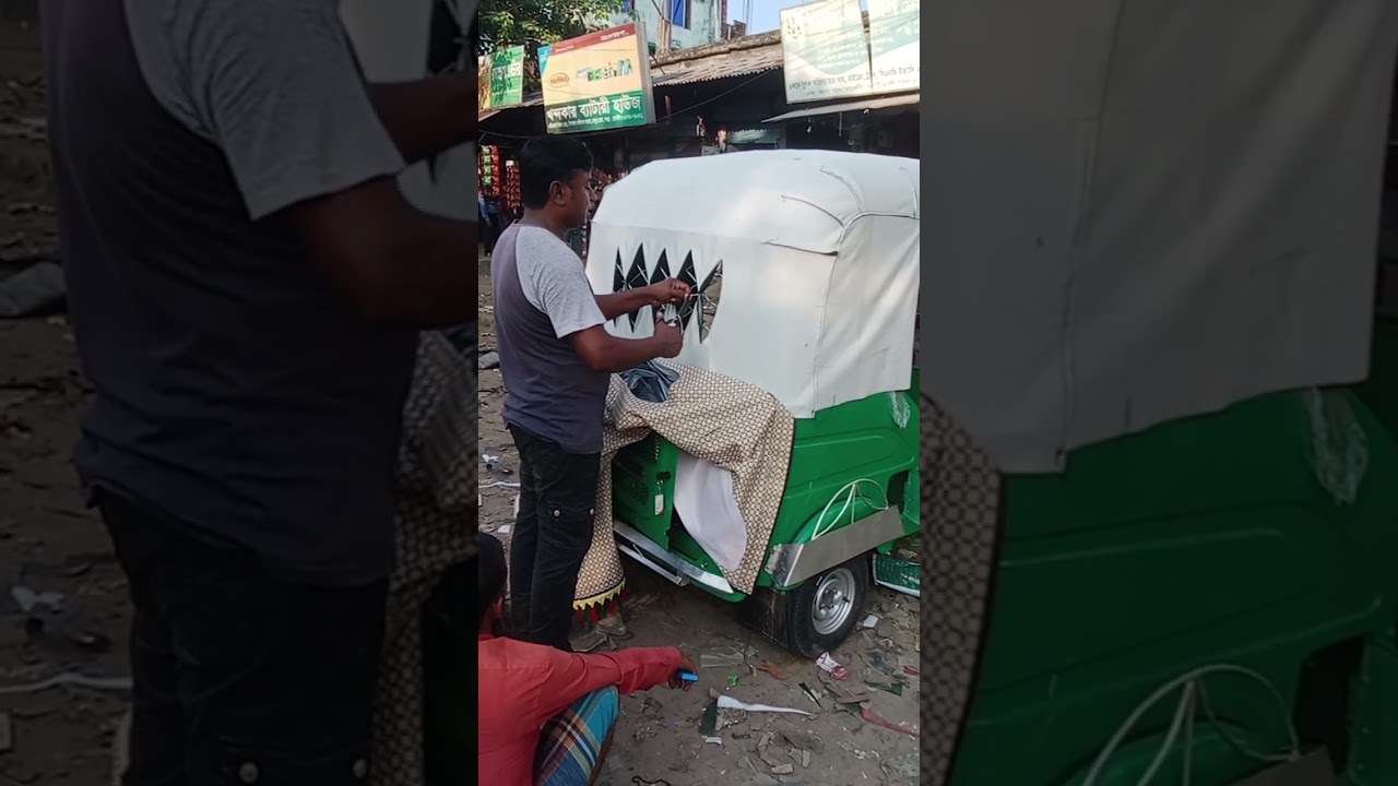 Bajaj Three Wheeler Decoration বাজাজ 3 হুইলার অটো ডেকোরেশন করা হয় কিভাবে #bajaj #decoration 