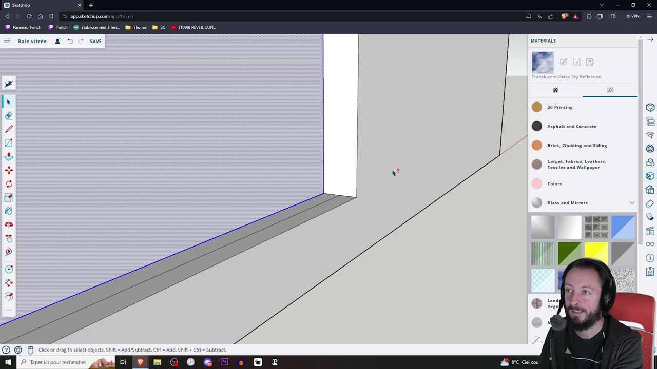 Tuto Sketchup - Baie Vitrée