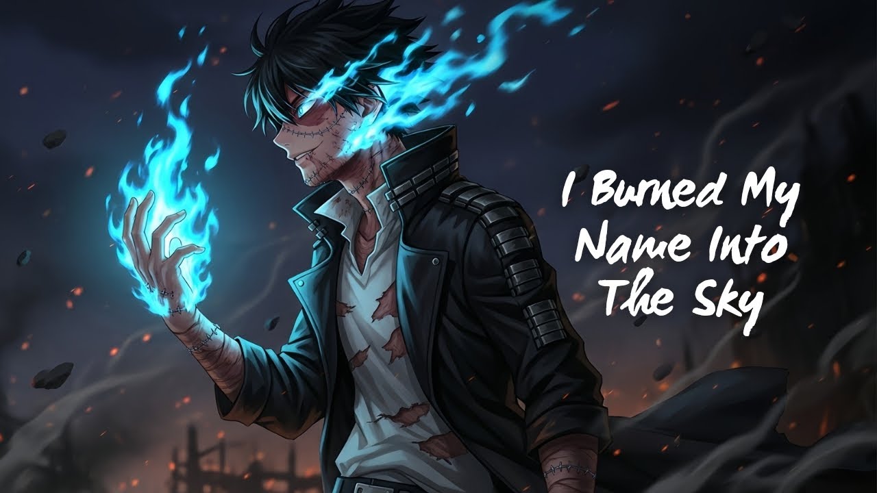 Nightcore - I Burned My Name Into The Sky | Dabi (lyrics)
