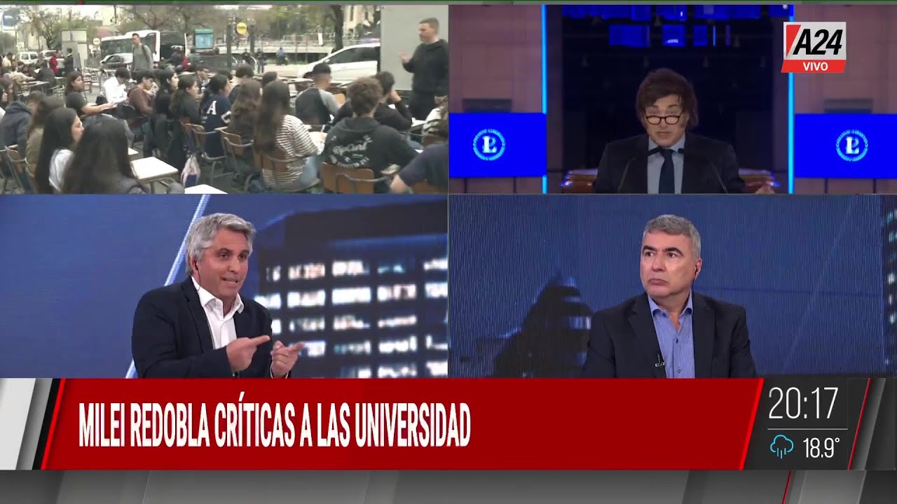 📢MILEI REDOBLA LA APUESTA CON LAS CRÍTICAS A LA UNIVERSIDAD PÚBLICA