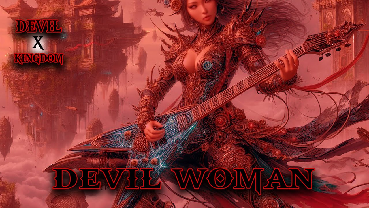 Epic Gothic Rock Guitar Instrumental: Asian Female Guitarist Creates Dark Cinematic Vibes