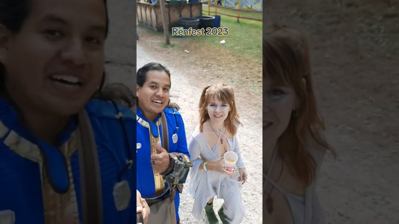 Vault Dweller in Skyrim? (at the Renaissance festival) #falloutcosplay #fallout4 #falllout76