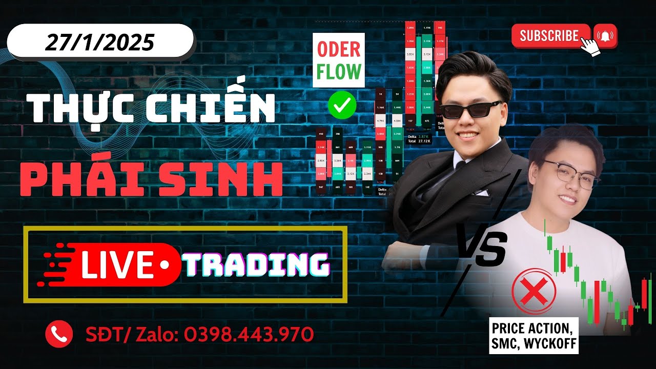 - ĐÁNH ĐÂU THẮNG ĐÓ VỚI SIÊU PHƯƠNG PHÁP ORDERFLOW: THỰC CHIẾN PHÁI SINH NGÀY 27/1