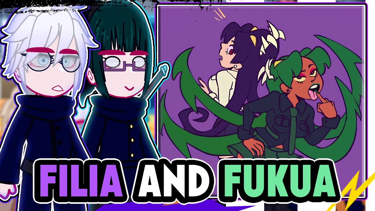 ||Jujutsu Kaisen reacting to FILIA AND FUKUA|| [SKULLGIRLS] \\🇧🇷/🇺🇲// ◆Bielly - Inagaki◆