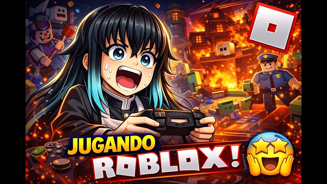 JUGUEMOS ROBLOX CON LA BANDA  ✌️