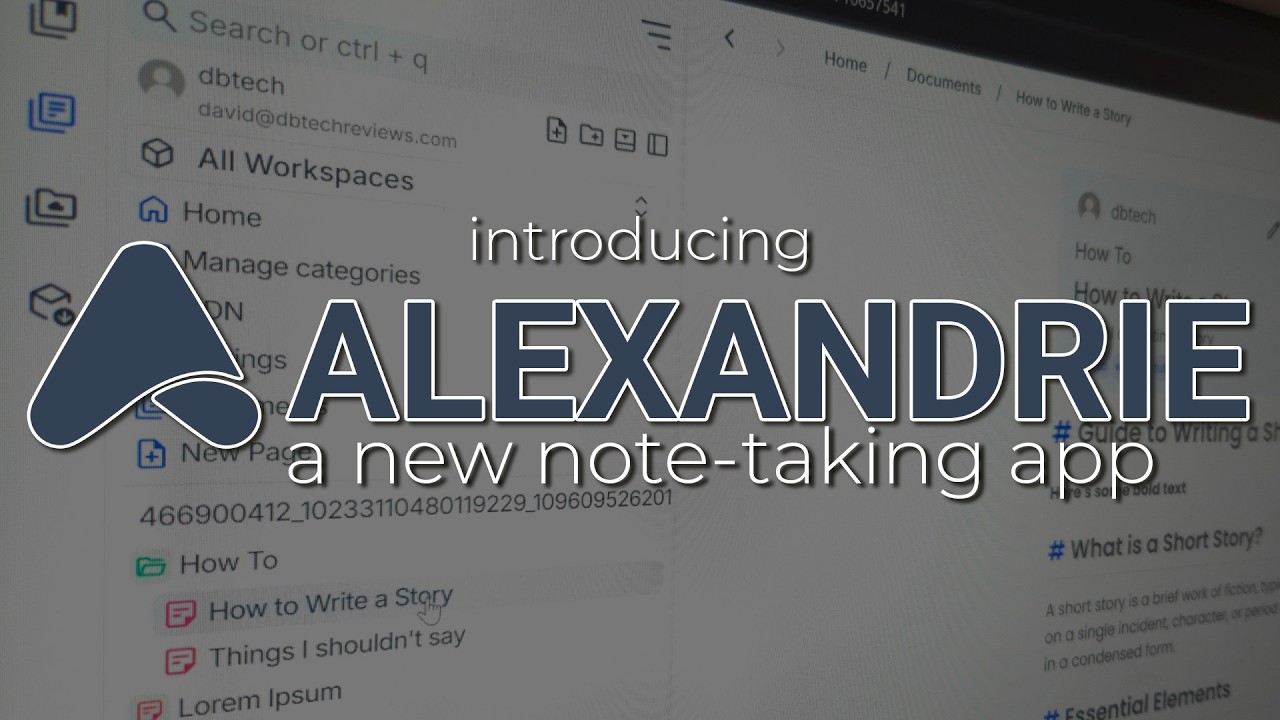 Alexandrie Note App - The Good, The Bad & The Docker Setup