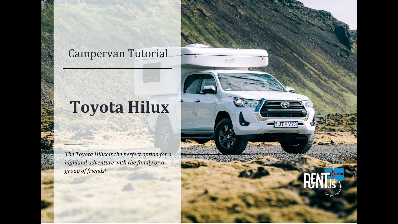 Toyota Hilux 4x4 campervan - Rent.is