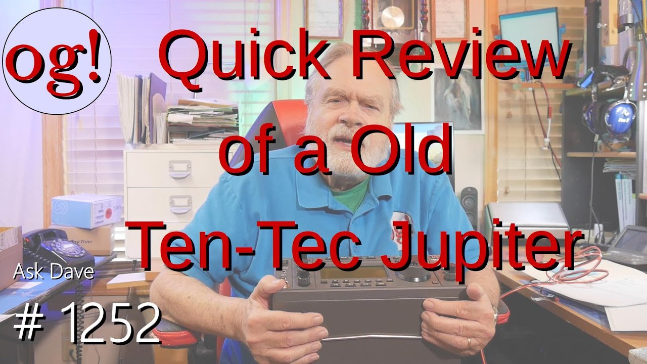 Quick Review of a Old Ten-Tec Jupiter (#1252)