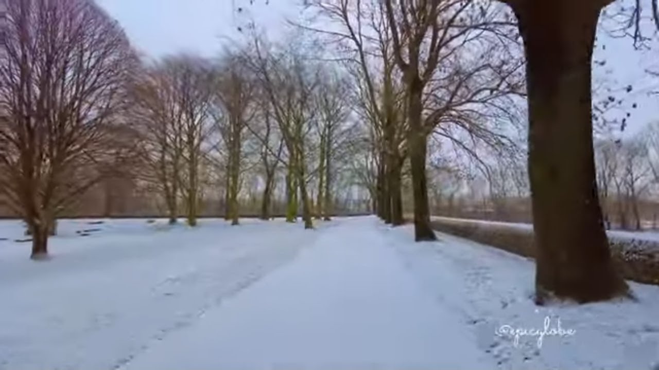 4k Video - Winter views - Ypres Belgium