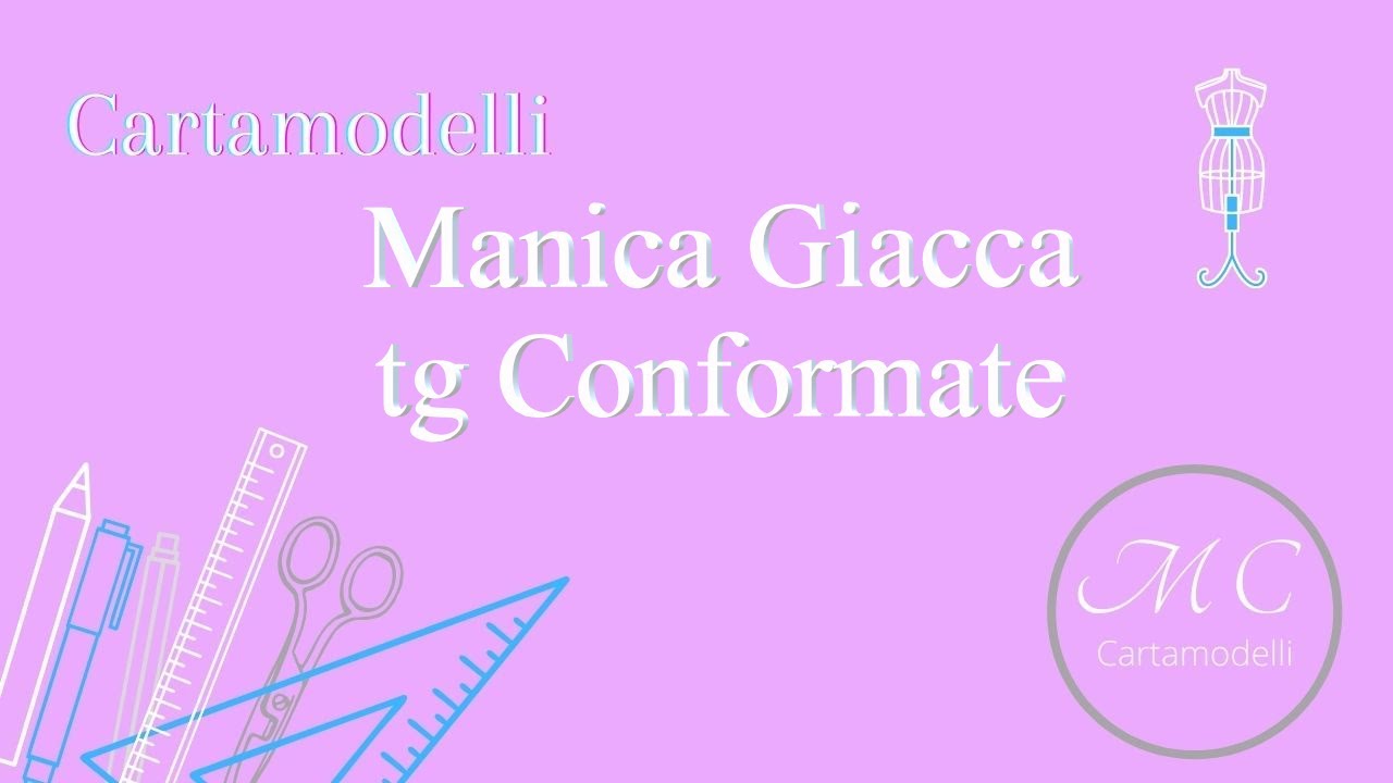 Tutorial cartamodello Manica Giacca TG Conformate