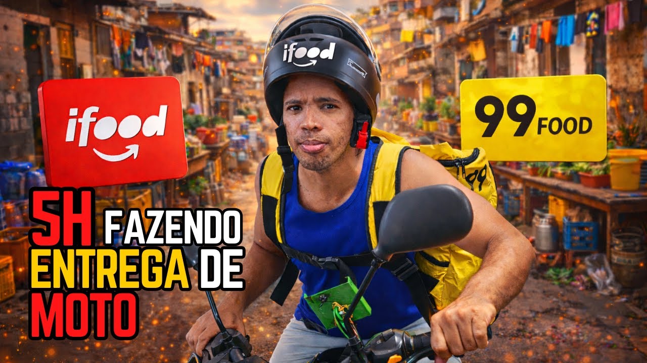 5H FAZENDO ENTREGA DE MOTO - Quanto Dá Para Fazer? #episodio1