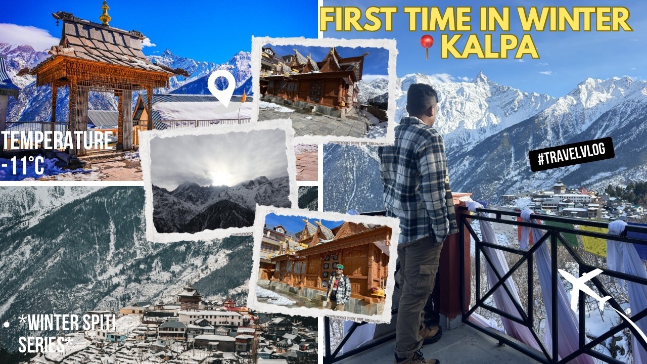 FIRST TIME IN WINTER KALPA | TEMPERATURE -11 °C | 🥶❄️