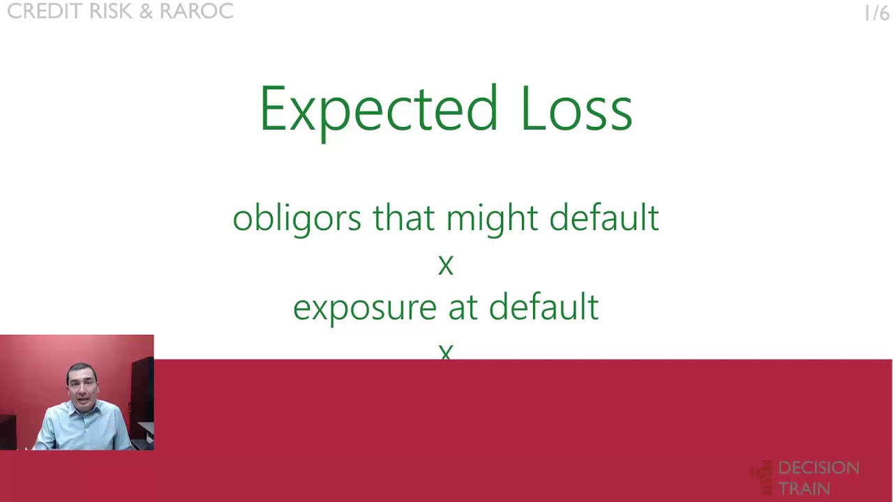 Lesson 1 Calculating probabilistic losses for a credit portfolio