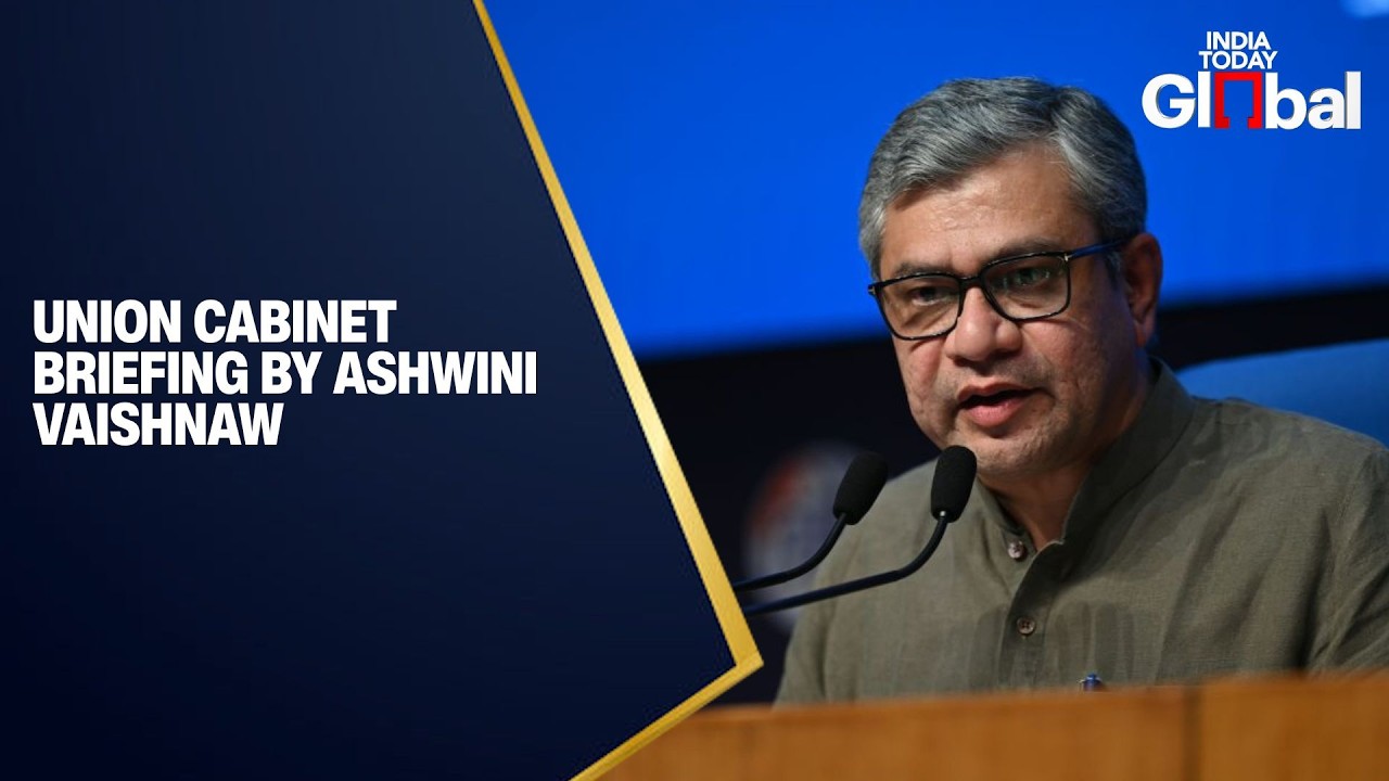 LIVE: Ashwini Vaishnaw's Union Cabinet Press Briefing | Major Government Announcements
