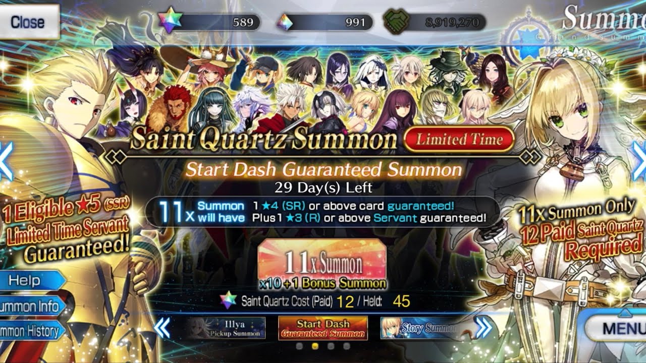 [FGO NA] Start Dash GSSR Summon