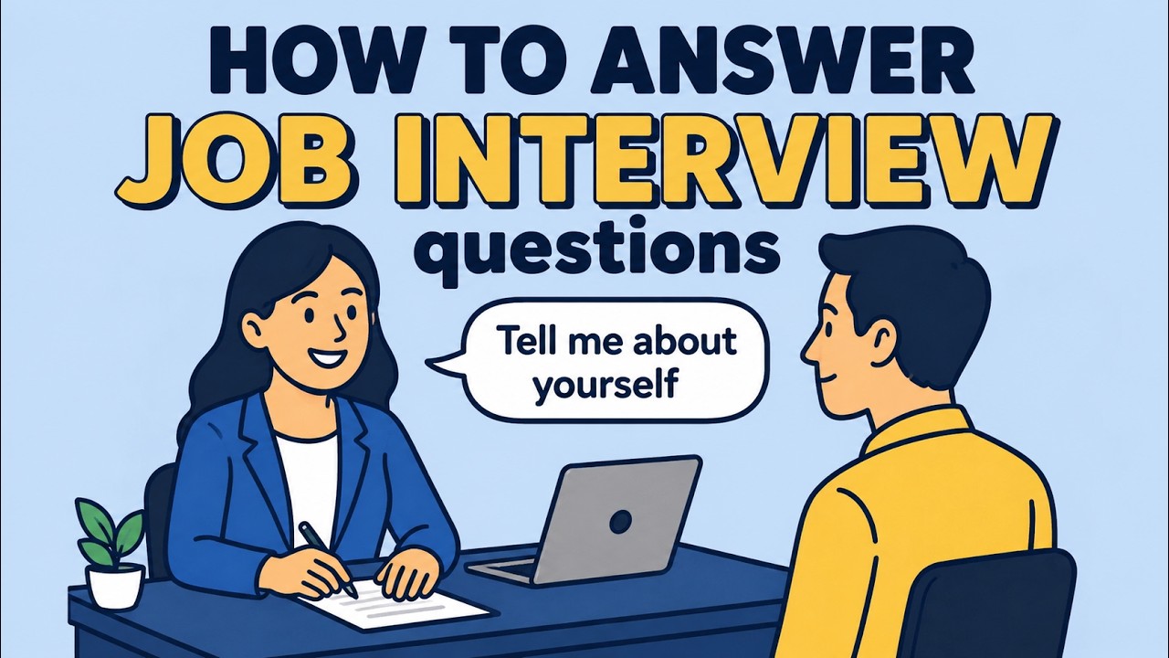 How to Answer Job Interview Questions in English Easily!
