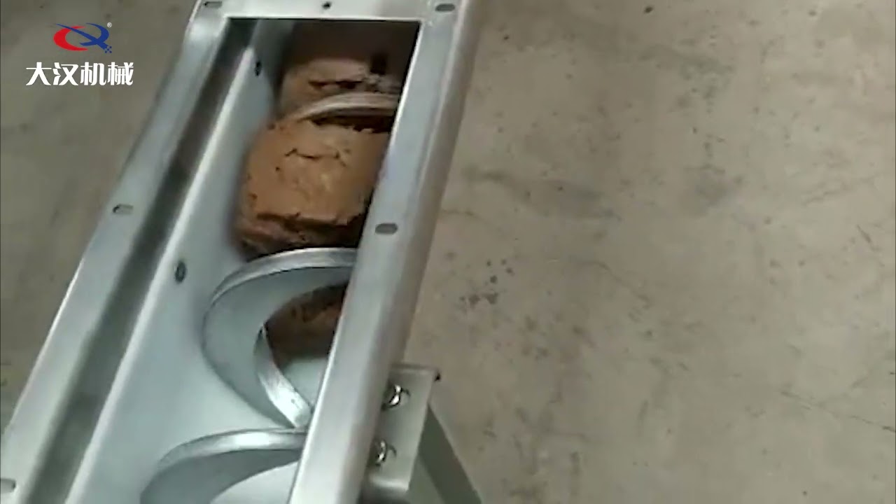 Sludge Shaftless Screw Conveyor