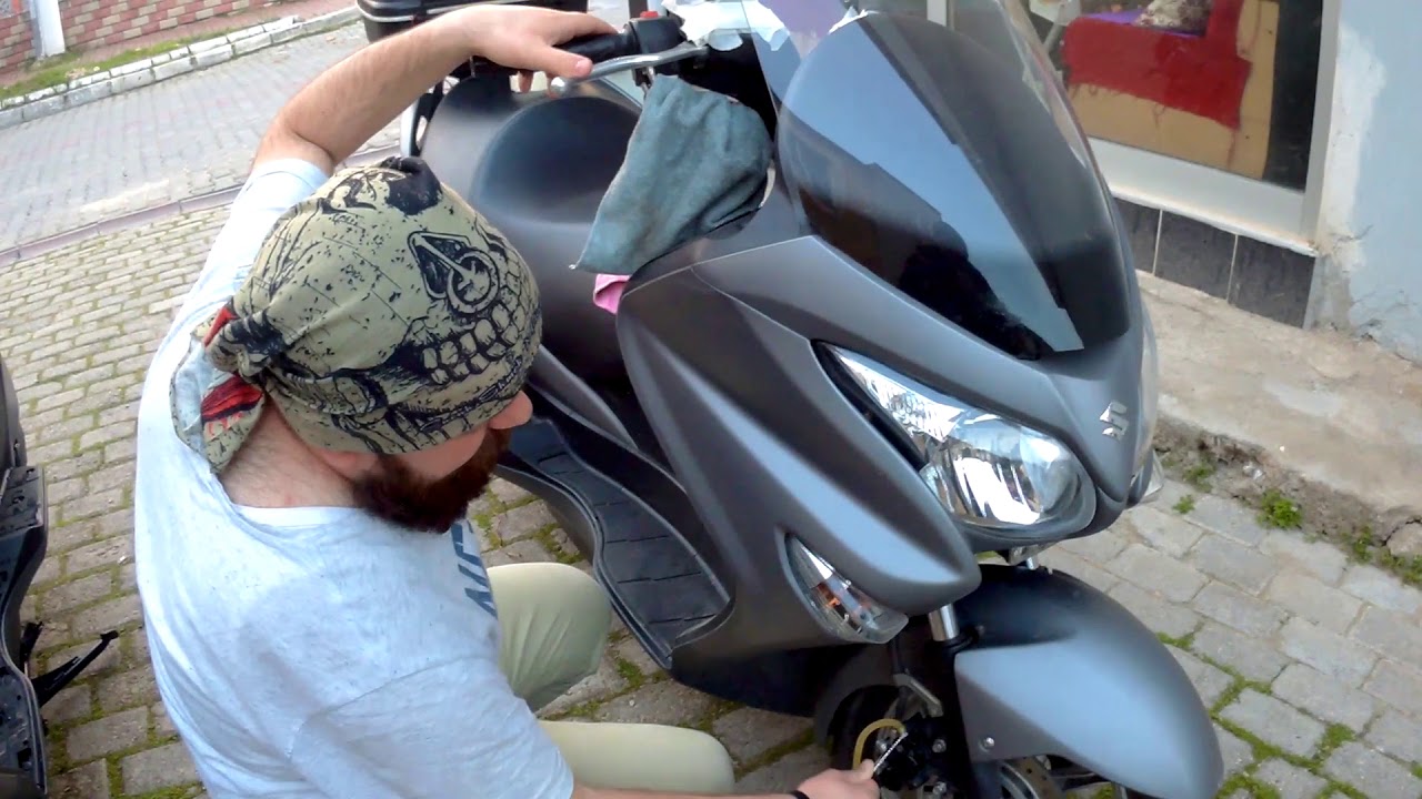 Fren Hidrolik Sıvısı Değişimi Nasıl Yapılır? (Suzuki Burgman 200)