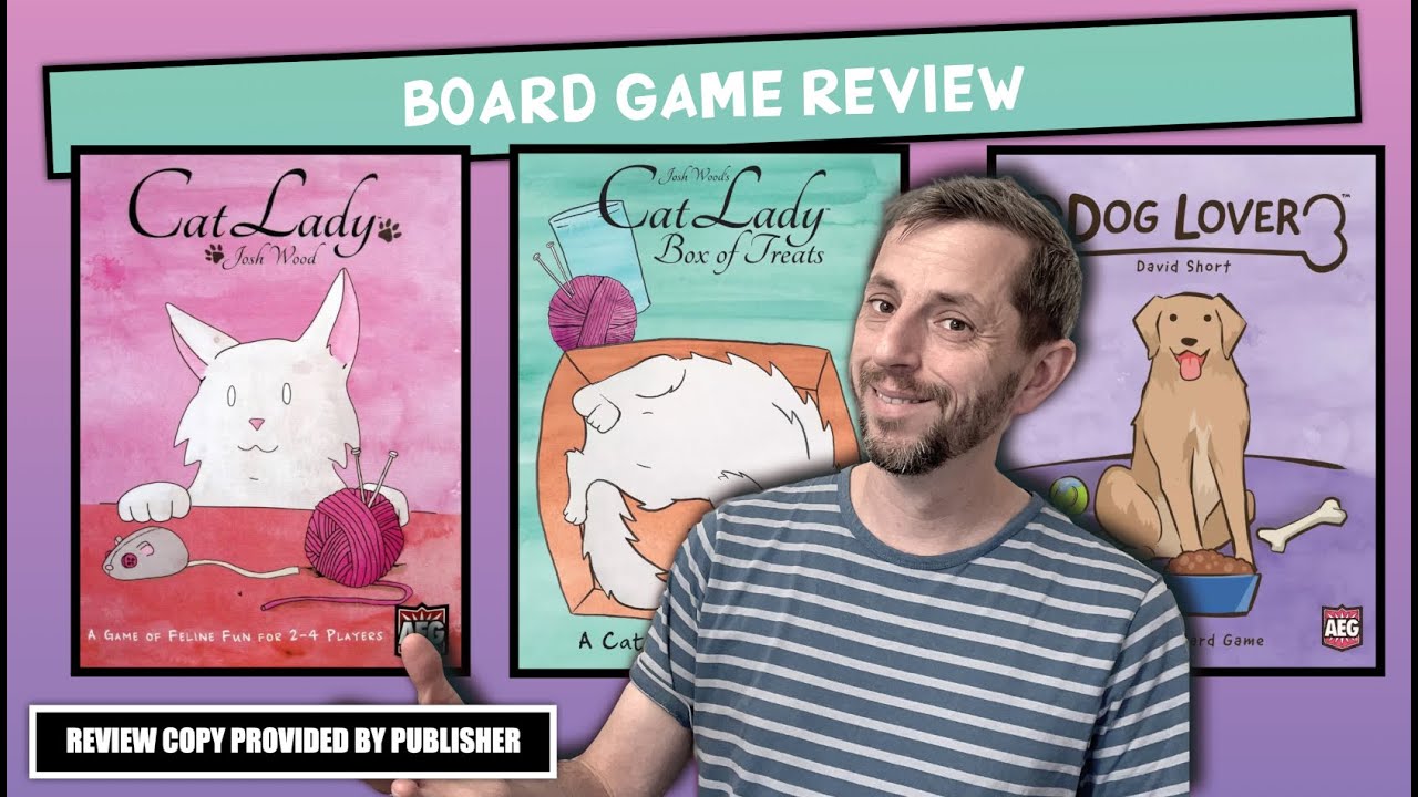 Dog Lover, Cat Lady & Box of Tricks: card games for people who are crazy about pets!