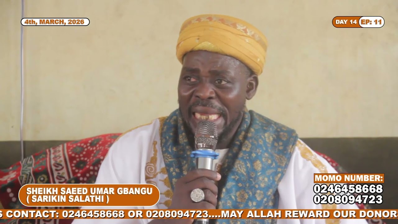 CMYA 2026 TAFSEER BROADCAST ON NTV: SHK. SAEED UMAR GBANGU (SARIKIN SALATHI), EP11. 