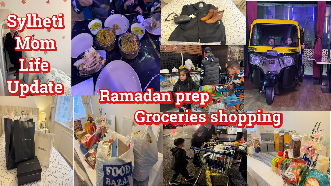 Sylheti Mom Lifestyle Update! Ramadan Prep Groceries Shopping With Family 😊 #views #viral #foryou 