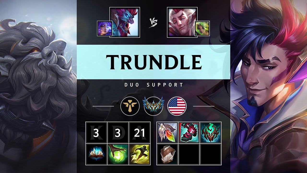 Trundle Support vs Rakan - NA Challenger Patch 25.16