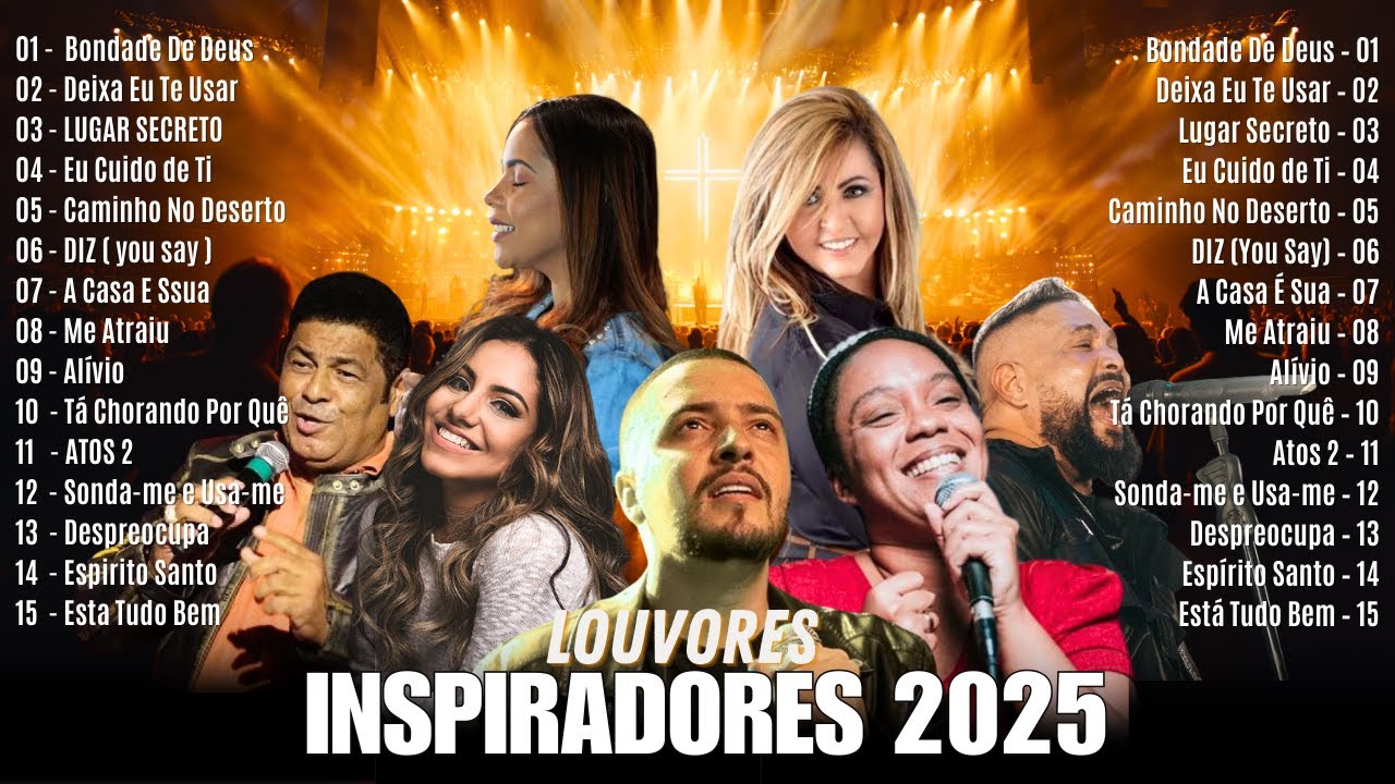 As Melhores Músicas Gospel Mais Tocadas Atualizado 2025 | Gabriela Rocha, Fernandinho,Amanda wanessa