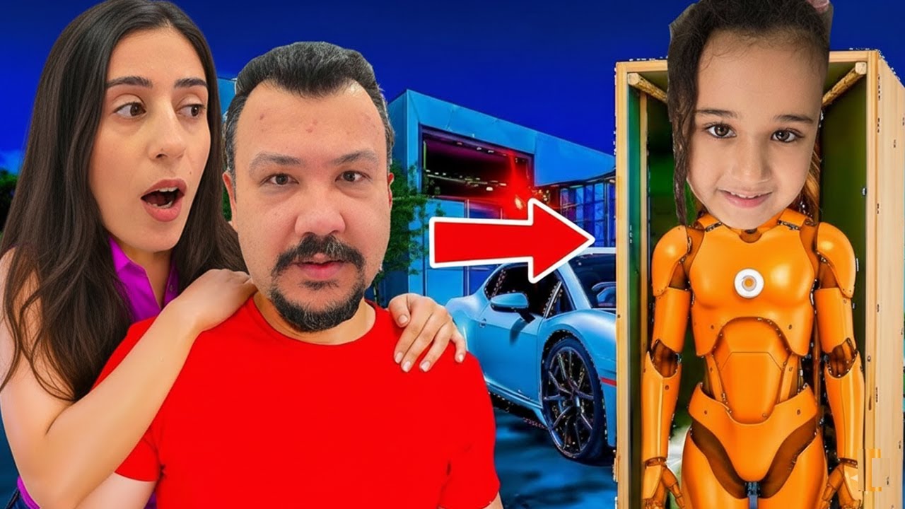 GECE NİLİN PEMBE ROBOT İKİZİ GELDİ BABASINI HİPNOZ ETTİ