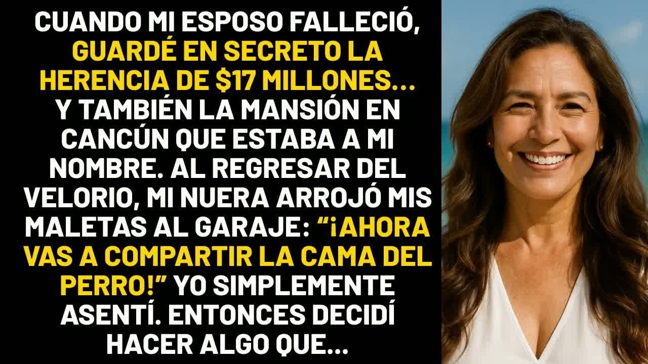 Cuando mi esposo falleció, guardé en secreto la herencia de 17 millones de dólares… y también la