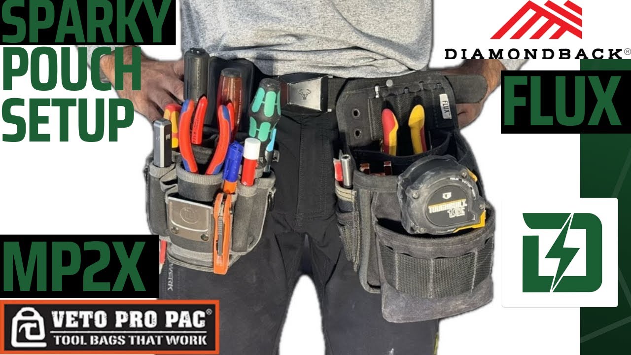 How I Carry My Essential Tool Pouches as an Electrician #tools #mp2x #fluxpouch #construction #edc