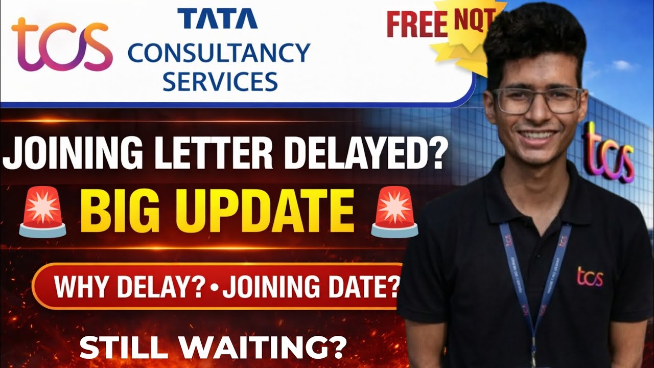 TCS Big Breaking News |TCS Joining Letter Update |TCS Re-Hiring Candidates| Joining Delay ?
