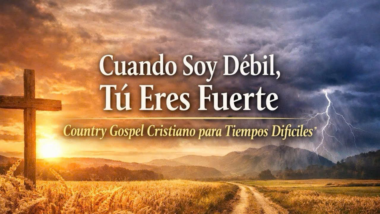 No Estoy Solo en la Tormenta 🌧️ | Cantos de Esperanza y Resiliencia – Country Gospel de Fe