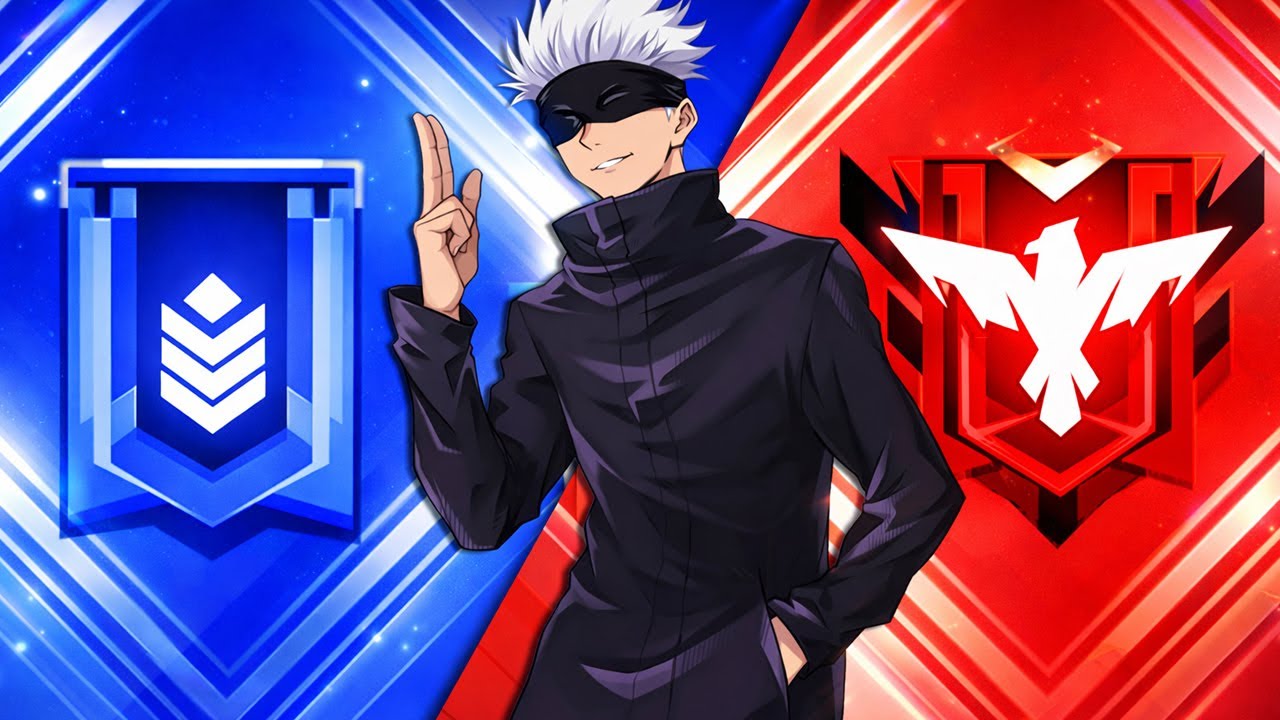 SUBI DO PLATINA AO MESTRE NA NOVA PARCERIA FREE FIRE X JUJUTSU KAISEN!