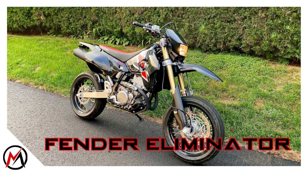 TST Integrated Tail Light / Fender Eliminator // 2021 DRZ400SM