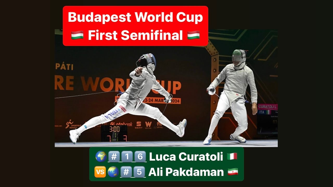 Budapest World Cup 2024 SMS - L4 - Luca Curatoli ITA v Ali Pakdaman IRI