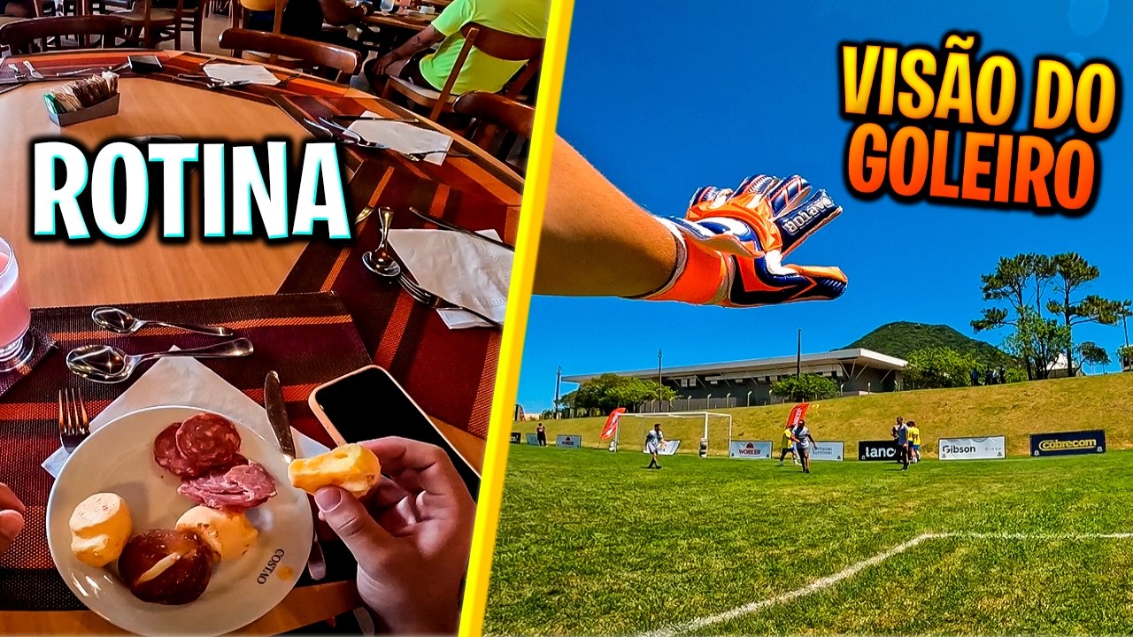 COMO É A ROTINA DE UM GOLEIRO AMADOR NA VISÃO DA GO PRO!