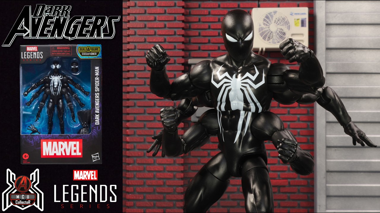 Обзор фигурки Marvel Legends DARK AVENGERS SPIDER-MAN Ai Apaec The Decapitator Executioner BAF Wave