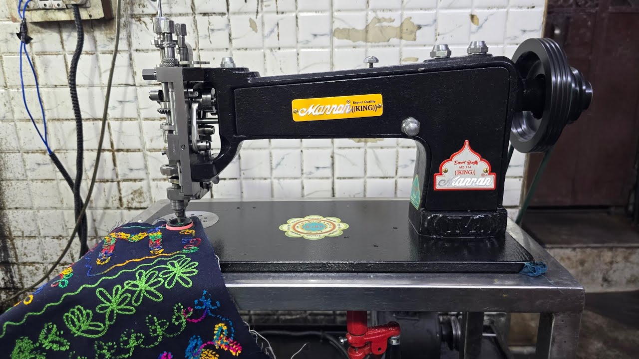 Mannan king Chainstitch & Moss Stitch Embroidery Machine  Available For Sale +91 9811445035