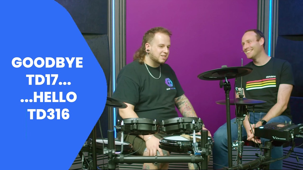 Новые V-Drums! Модули TD316 и V31 обеспечивают значительное улучшение комплектов средней ценовой ...