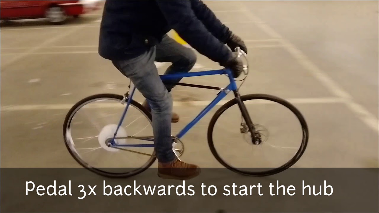 Zehus hub testing on a folding bike