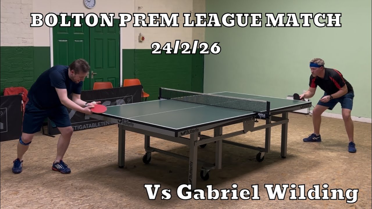Neil Myatt vs Gabriel Wilding | Bolton Prem League Match | 26/2/26