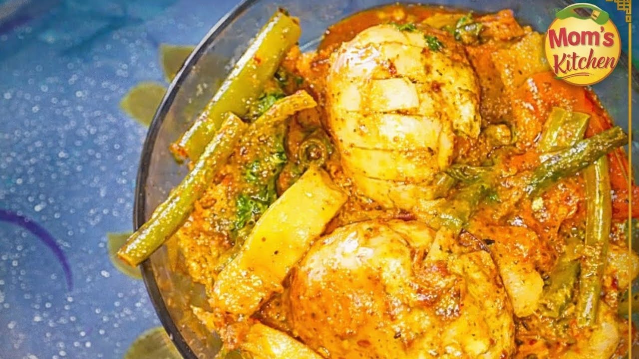 ঘরোয়া স্বাদে ডিম ভুনা | মেয়ের আবদারে সহজ ও মজার ডিম রান্না আলু ও পেঁয়াজ পাতা দিয়ে