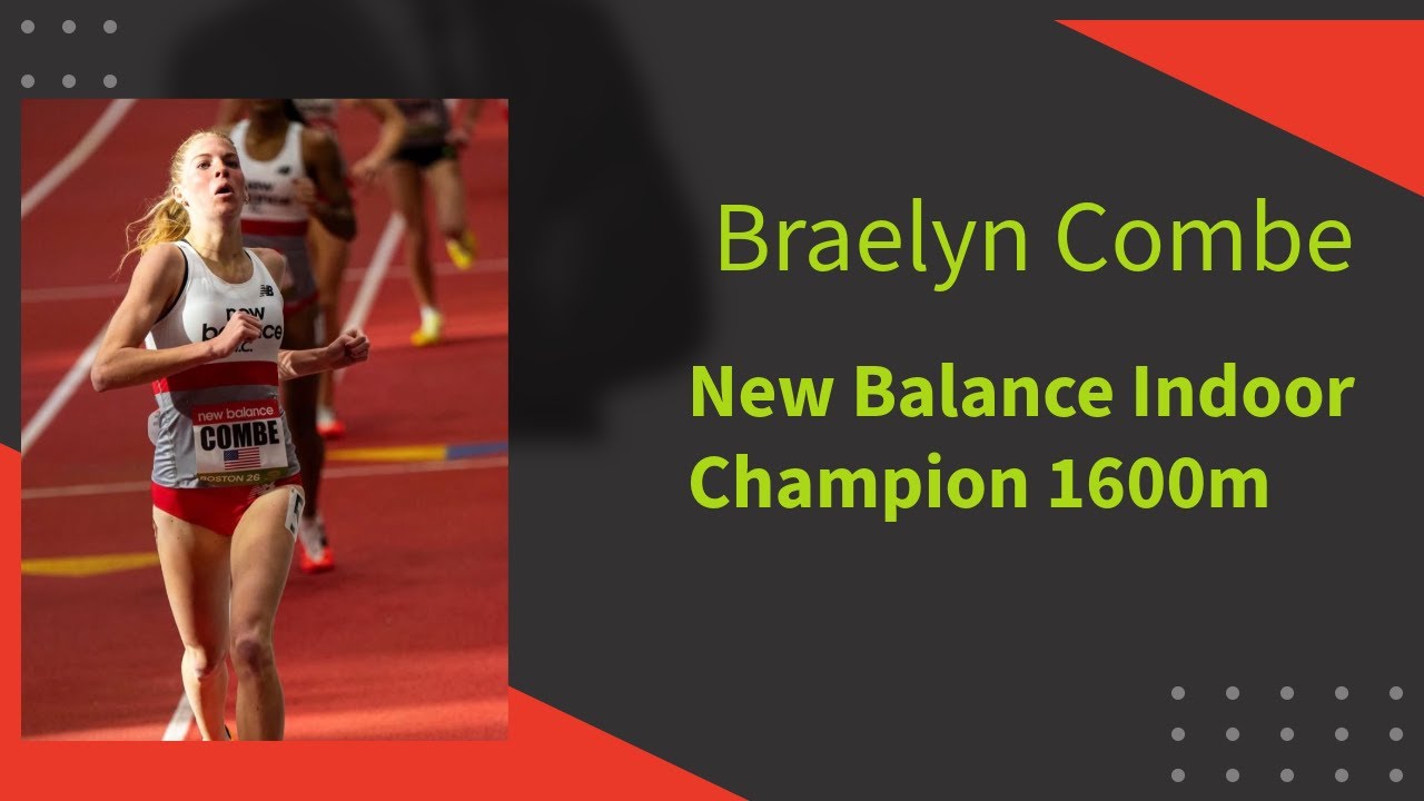 Брэйлин Комб, чемпионка New Balance Indoor GP среди юниоров до 20 лет (миля).