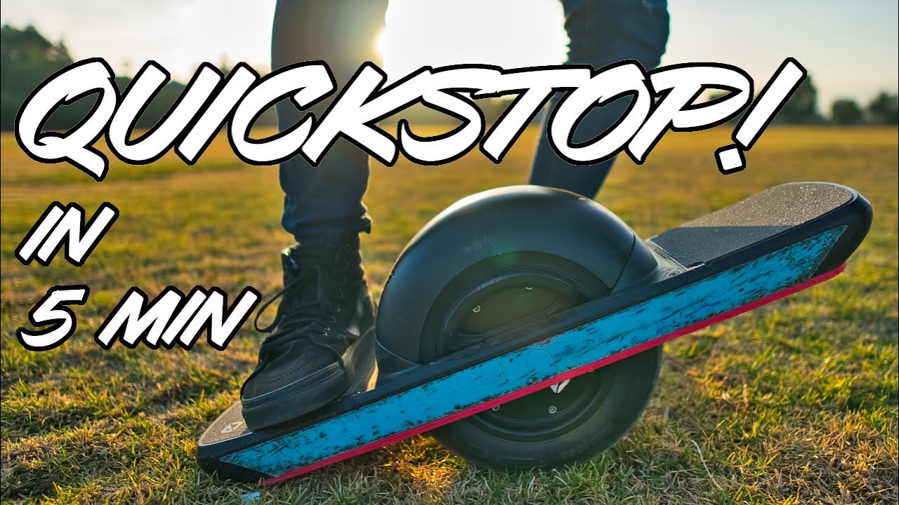 How to QUICKSTOP on a Onewheel in 5 minutes! Onewheel stopping tutorial for beginners. Tips & Tricks