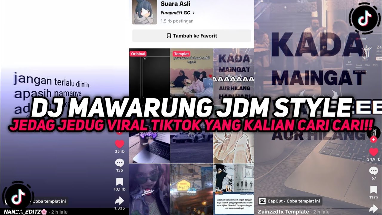 DJ SUSUBUHAN SUDAH TULAK BAPADAH HANDAK MAIWAK | DJ MAWARUNG JDM STYLE VIRAL TIKTOK YANG KALIAN CARI