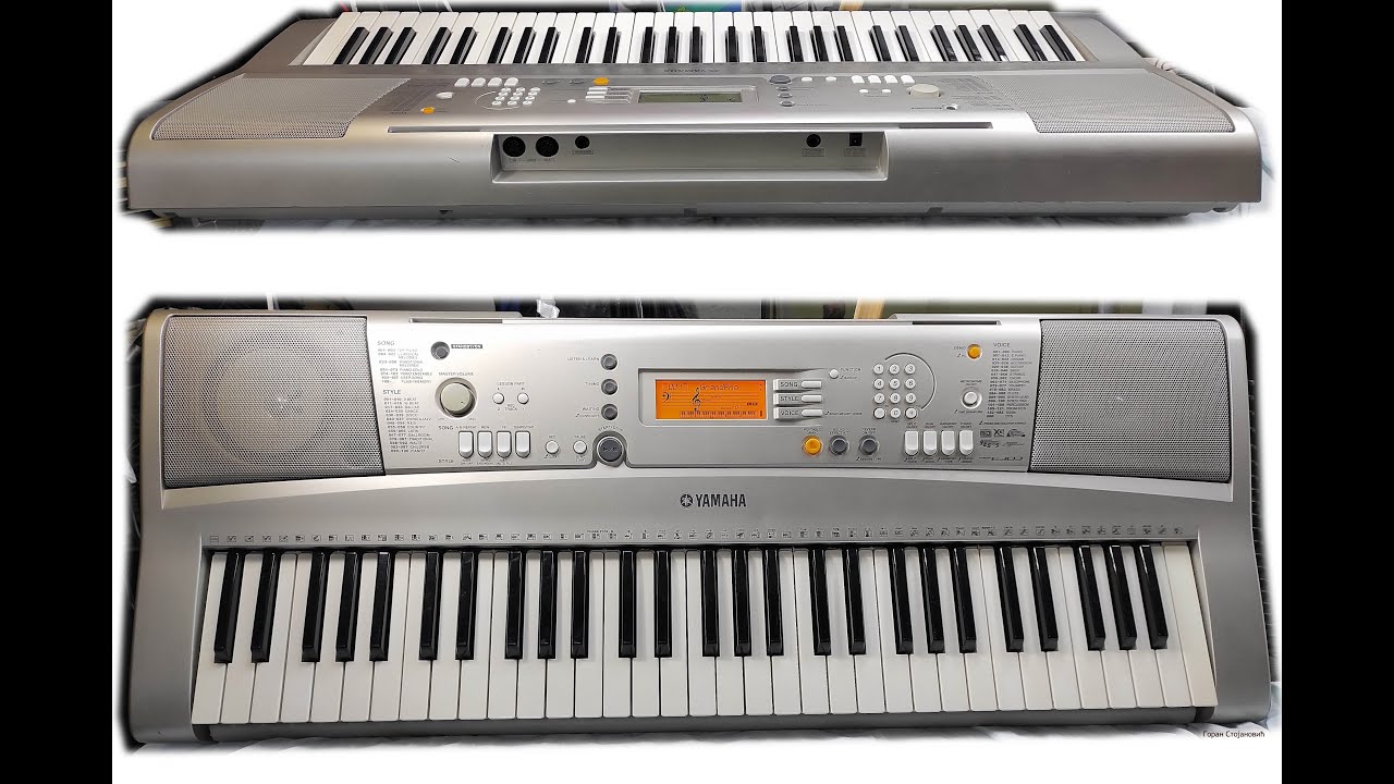 YAMAHA PSR E303 (DEMO songs) part 1/2