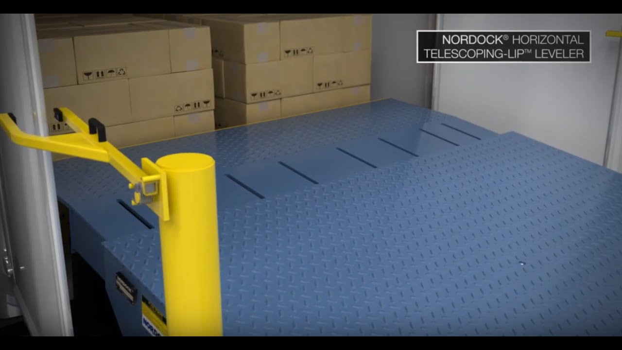 TLH HORIZONTAL STORING DOCK LEVELER WITH (THE WORLD'S ONLY TELESCOPING-LIP™)