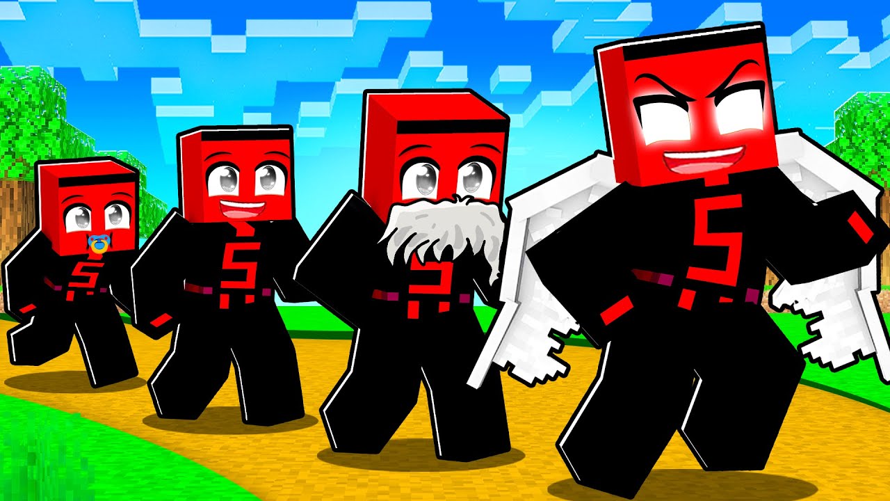 DOĞUMDAN ÖLÜMSÜZLÜĞE NİNJA SAMET PARLAK !! - Minecraft